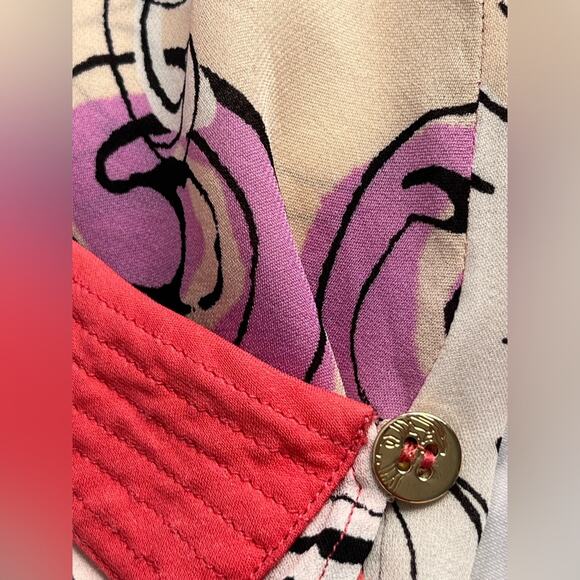 Versace Collection Silk Wrap Blouse - Picture 2 of 8